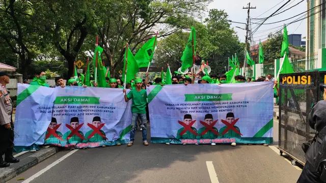 Aksi Damai di Kantor DPP PPP, Ini Tuntutan dari Massa